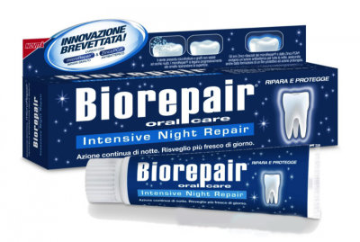 Зубная паста BioRepair интенсивное ночное восстановление
