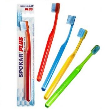 Зубная щетка 3588 щетинок Spokar Plus Extra Soft