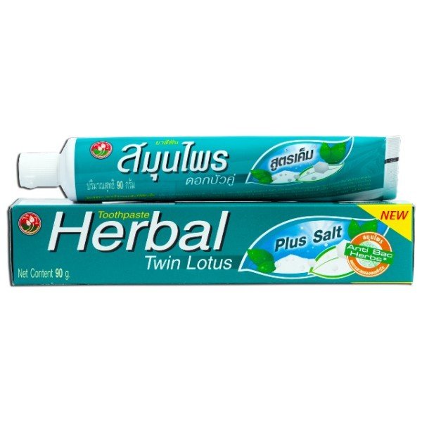 Зубная паста Twin Lotus Herbal Plus Salt с травами и солью