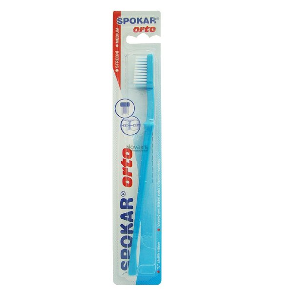 Зубная щетка для брекетов Spokar Orto Medium