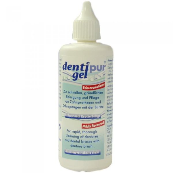 Гель для очистки съемных зубных протезов Dentipur gel